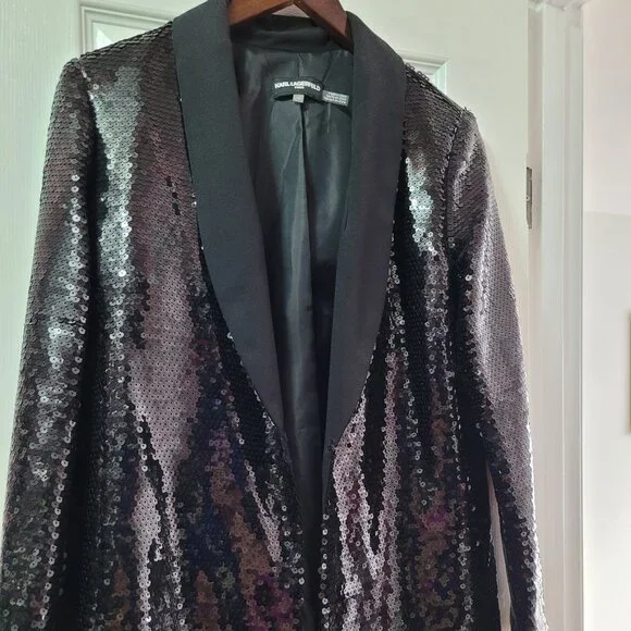 Black Sequin Jacket - Picture 5 of 5